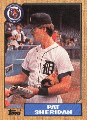 1987 Topps Baseball Cards      234     Pat Sheridan